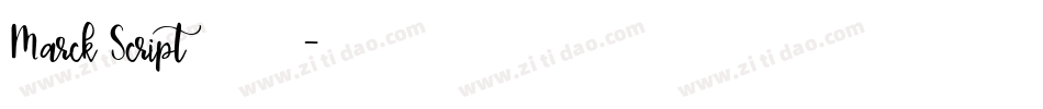 Marck Script转换器字体转换